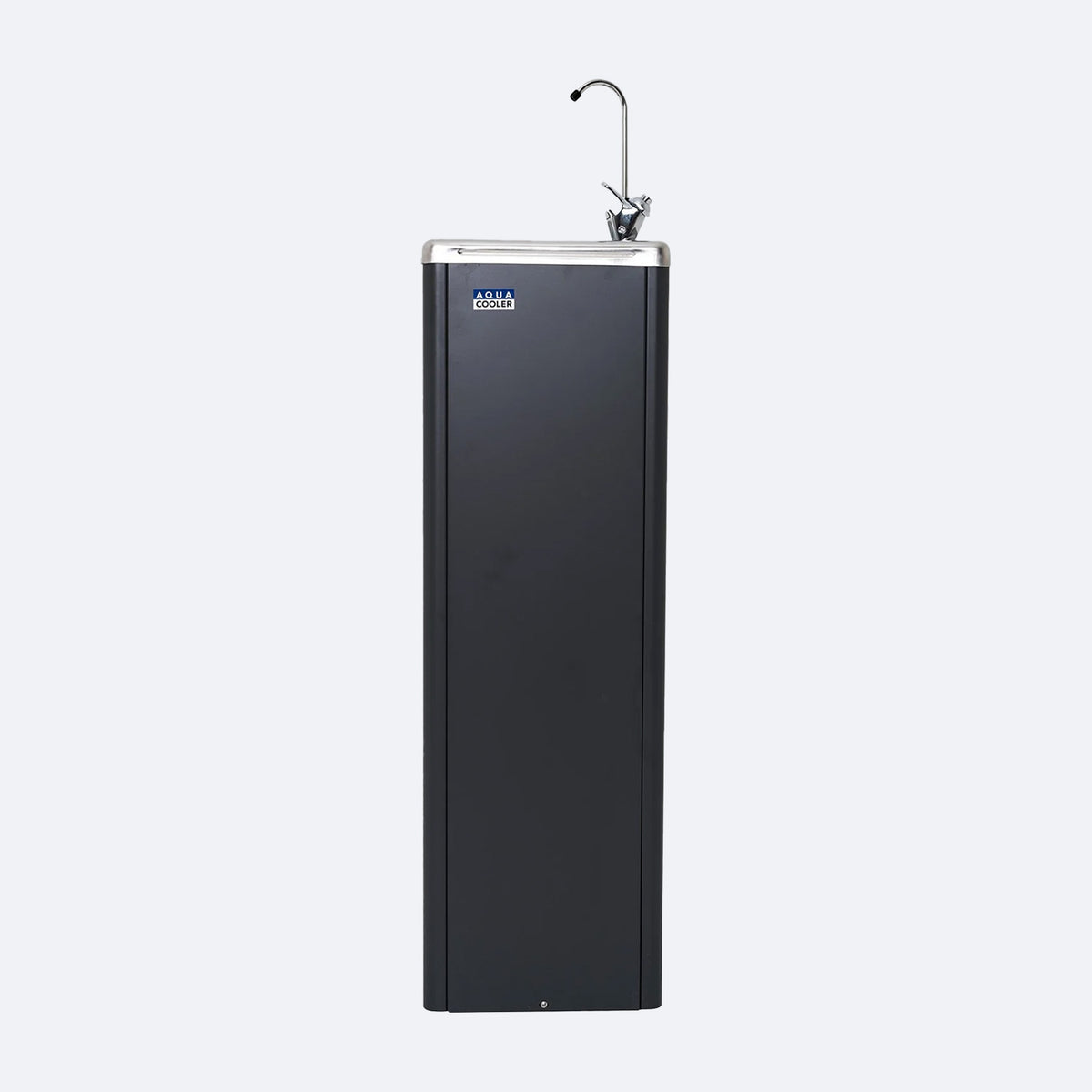 Aqua Cooler M11 drinking fountain in grey powdercoat, front view