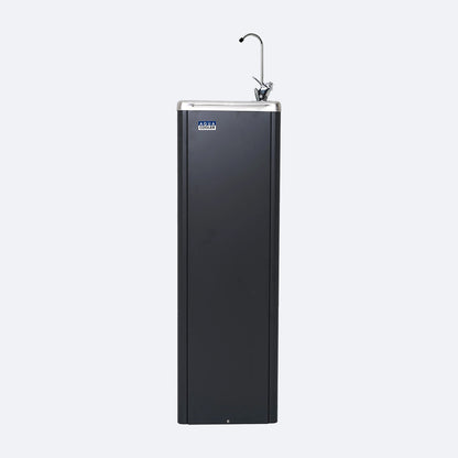 Aqua Cooler M11 drinking fountain in grey powdercoat, front view