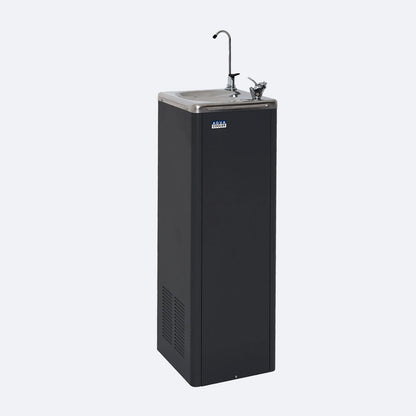 Aqua Cooler M11 drinking fountain in grey powdercoat