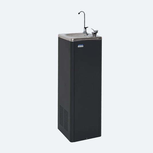 Aqua Cooler M11 drinking fountain in grey powdercoat