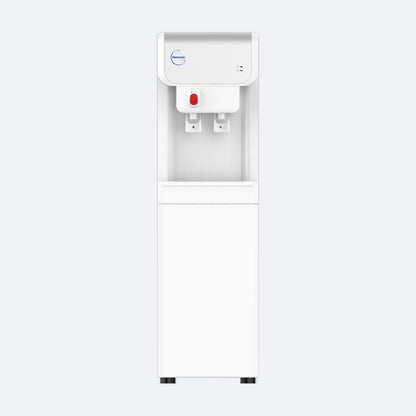 Waterworks D19 Point-of-Use Water Cooler Dispenser in white, hot and cold taps