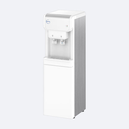 Waterworks D19 Point-of-Use Water Cooler Dispenser in white, cold and room temperature taps