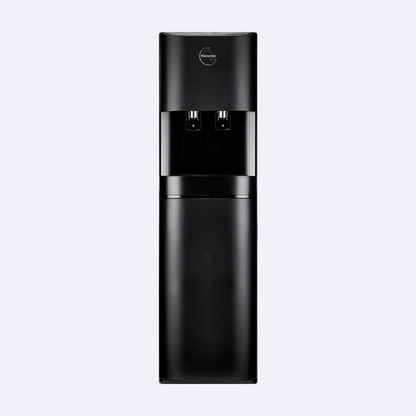 Waterworks D25 Point-of-Use Water Cooler Dispenser in black, cold and room temperature taps