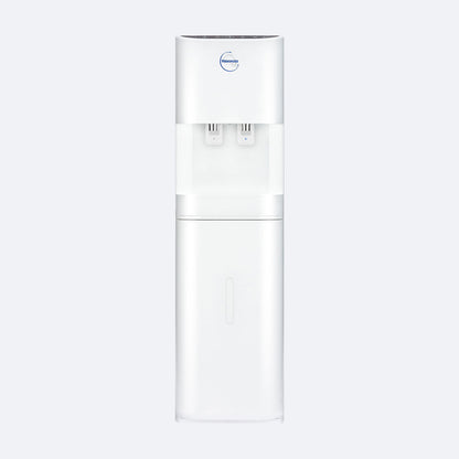 Waterworks D25 Point-of-Use Water Cooler Dispenser in white, cold and room temperature taps