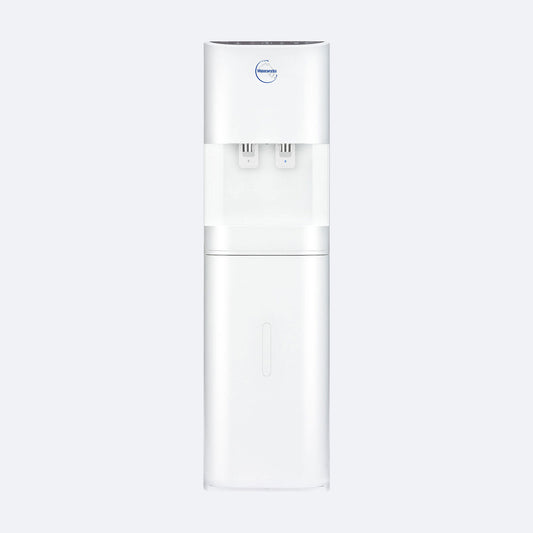 Waterworks D25 Point-of-Use Water Cooler Dispenser in white, cold and room temperature taps