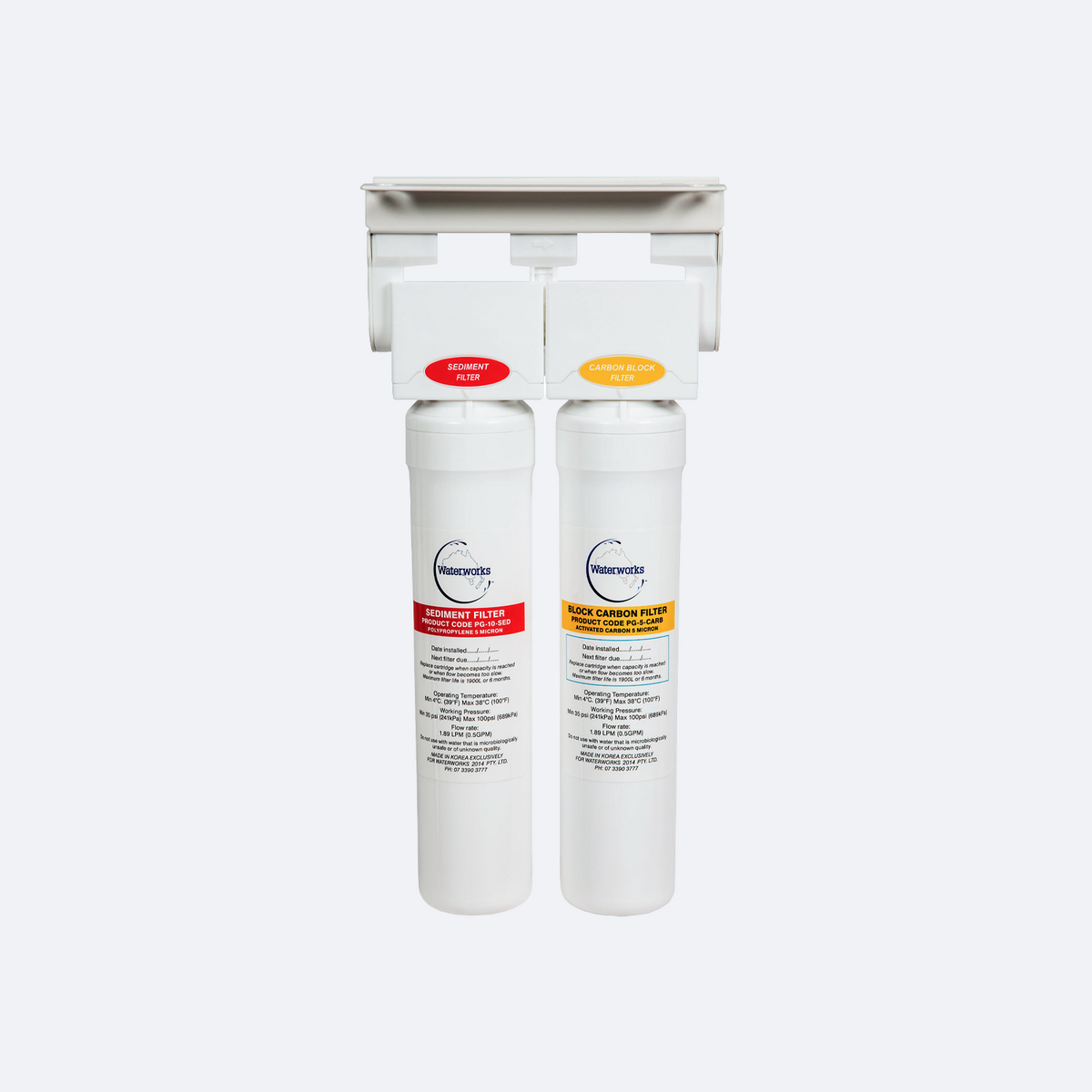 Waterworks Plug-N-Play Twin Head & Bracket