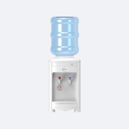 Waterworks SB5 Bench Top Bottled Water Cooler Dispenser with hot and cold taps