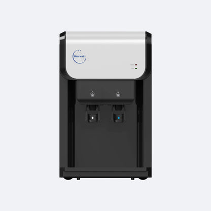 Waterworks SD19 Point-of-Use Water Cooler Dispenser in black, cold and room temperature taps