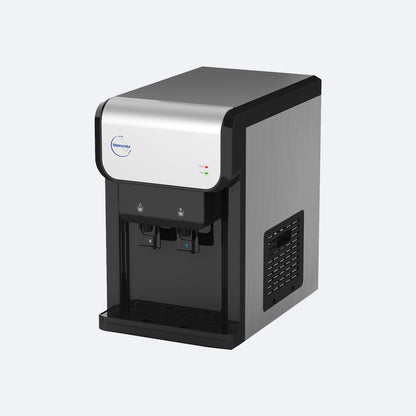 Waterworks SD19 Point-of-Use Water Cooler Dispenser in black, cold and room temperature taps