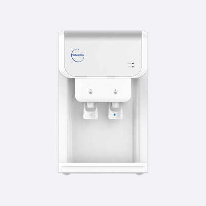 Waterworks SD19 Point-of-Use Water Cooler Dispenser in white, cold and room temperature taps