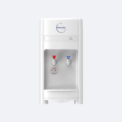 Waterworks SD5 Point-of-Use Water Cooler Dispenser with hot and cold taps