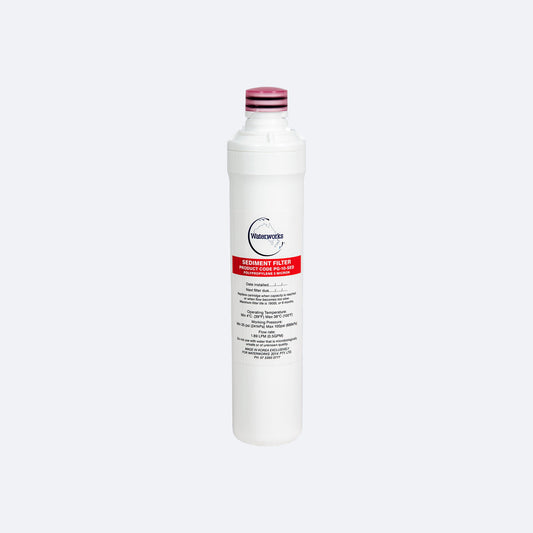 Waterworks Standard Plug-N-Play Replacement Sediment Water Filter Cartridge