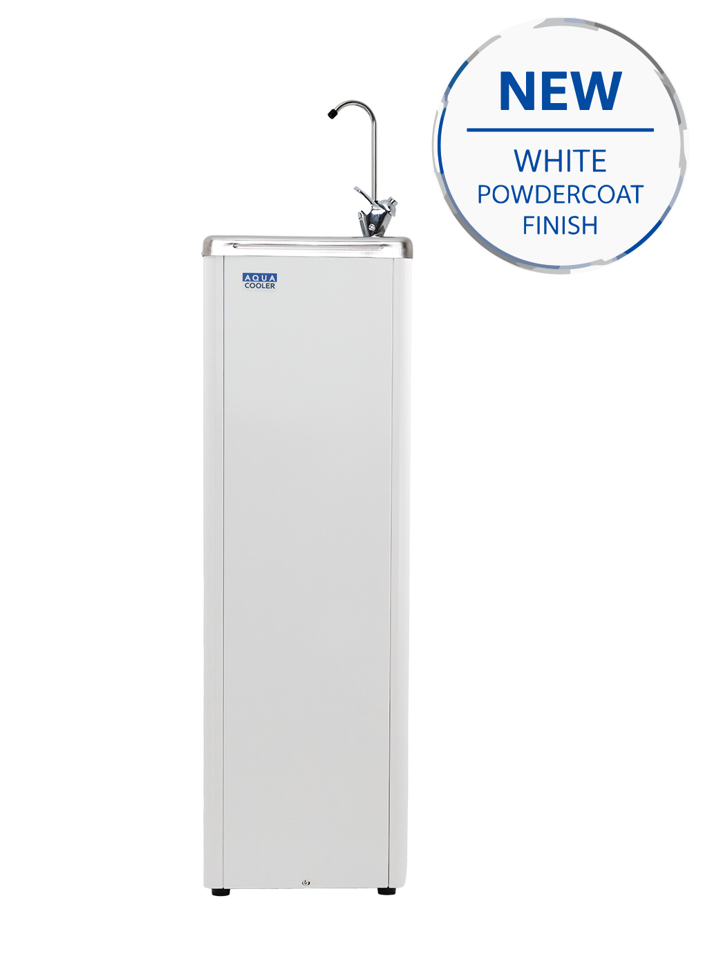 Aqua Cooler M11 drinking fountain in white, front view